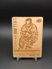 2024-25 Upper Deck Engrained Icons Carved in Time Frank Mahovlich #CT-FM card