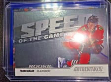 2024-25 Upper Deck Credentials Speed of the Game Rookies Frank Nazar #SGR-FN card