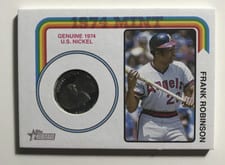 2023 Topps Heritage 1974 Mint Nickel Frank Robinson #74MR-FR card