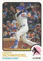 2022 Topps Heritage Base Set Frank Schwindel #324 card
