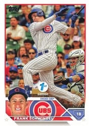 2023 Topps 1st Edition Base Set Frank Schwindel #249 card
