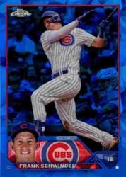 2023 Topps Chrome Sapphire Edition Base Set Frank Schwindel #249 card