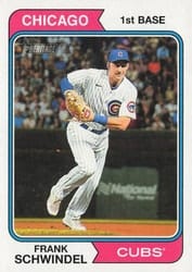 2023 Topps Heritage Base Set Frank Schwindel #483 card