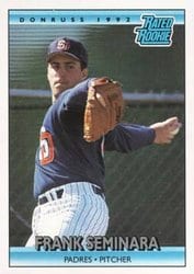 1992 Donruss Base Set Frank Seminara #10 card
