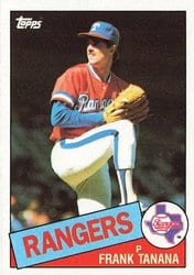 1985 Topps Base Set Frank Tanana #55 card
