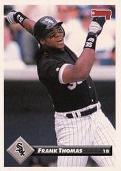 1993 Donruss Base Set Frank Thomas #7 card