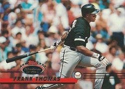 1993 Stadium Club Base Set Frank Thomas #200 card