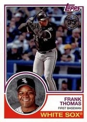 2018 Topps 1983 Topps Baseball 35th Anniversary Frank Thomas #83-7 card