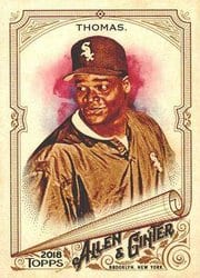 2018 Topps Allen & Ginter Base Set Frank Thomas #286 card