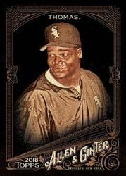 2018 Topps Allen & Ginter X Base Set Frank Thomas #286 card