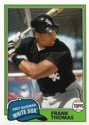 2018 Topps Archives Base Set Frank Thomas #264 card