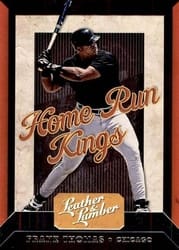 2019 Panini Leather & Lumber Home Run Kings Frank Thomas #HRK-9 card