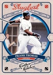 2019 Panini Leather & Lumber Slugfest Frank Thomas #SF-18 card