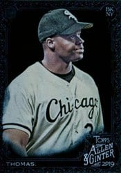 2019 Topps Allen & Ginter X Base Set Frank Thomas #118 card