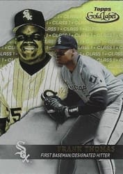 2020 Topps Gold Label Base Set Frank Thomas #23 card