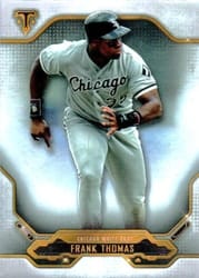 2020 Topps Triple Threads Base Set Frank Thomas #23 card