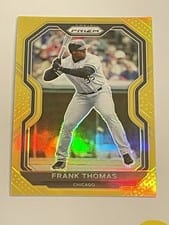 2021 Panini Prizm Frank Thomas Gold Prizm #13 card
