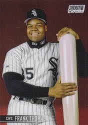 2021 Stadium Club Chrome Base Set Frank Thomas #262 card