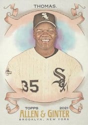 2021 Topps Allen & Ginter Base Set Frank Thomas #127 card