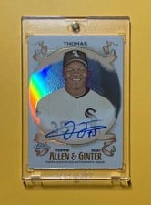 2021 Topps Allen & Ginter Chrome Autographs Frank Thomas #AGA-FT card