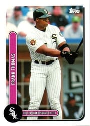 2021 Topps Brooklyn Collection Base Set Frank Thomas #4 card