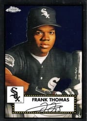 2021 Topps Chrome Platinum Anniversary Base Set Frank Thomas #506 card