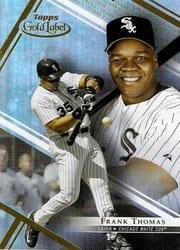 2021 Topps Gold Label Base Set Frank Thomas #1 card