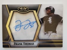 2021 Topps Tier One Clear One Autographs Frank Thomas #C1A-FT card