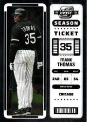 2023 Panini Chronicles Contenders Optic Frank Thomas #2 card