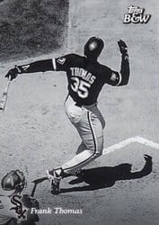 2023 Topps Black & White Base Set Frank Thomas #70 card