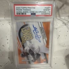 2023 Topps Pristine Going, Going Gone Autographs Frank Thomas #GA-FT card