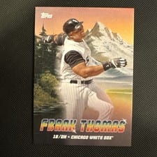 2023 Topps x Bob Ross: The Joy of Baseball Peaks of Power Frank Thomas #PK-3 card