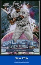 2024 Topps Cosmic Chrome Galactic Greatness Frank Thomas #GG-14 card