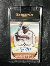 2024 Topps Luminaries Hit Kings Autographs Frank Thomas #HK-FT card