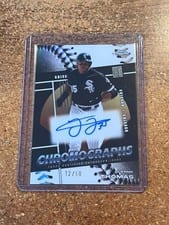 2025 Topps Chrome Chromographs Autographs Frank Thomas #CHR-FT card