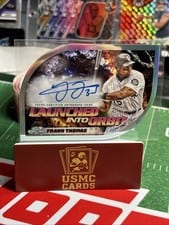 2025 Topps Cosmic Chrome Launched Into Orbit Autographs Frank Thomas #LIOA-FT card