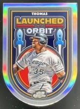 2025 Topps Cosmic Chrome Launched into Orbit Frank Thomas #LIO-43 card