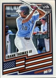 2026 Panini Stars & Stripes Prizm Base Set Frank Thomas III #3 card