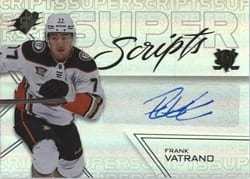 2024-25 SPx SuperScripts Frank Vatrano #SS-FV card