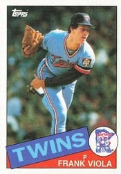 1985 Topps Base Set Frank Viola #266 card