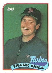 1989 Topps Base Set Frank Viola #120 card