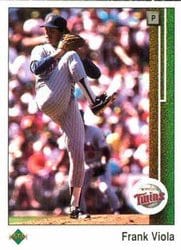 1989 Upper Deck Base Set Frank Viola #397 card