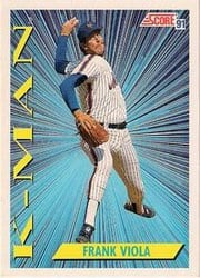1991 Score Base Set Frank Viola #687 card