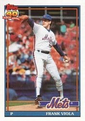 1991 Topps Base Set Frank Viola #60 card