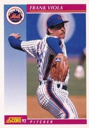 1992 Score Base Set Frank Viola #220 card