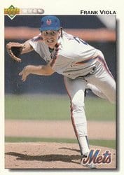 1992 Upper Deck Base Set Frank Viola #277 card
