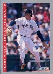 1993 Fleer Base Set Frank Viola #185 card