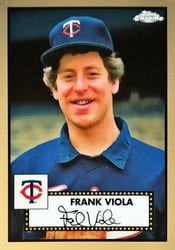 2021 Topps Chrome Platinum Anniversary Base Set Frank Viola #564 card