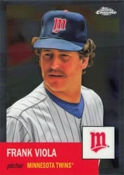2022 Topps Chrome Platinum Anniversary Base Set Frank Viola #445 card