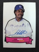 Frank White 2024 Topps Archives 1968 Topps Action All-Stars Autographs card